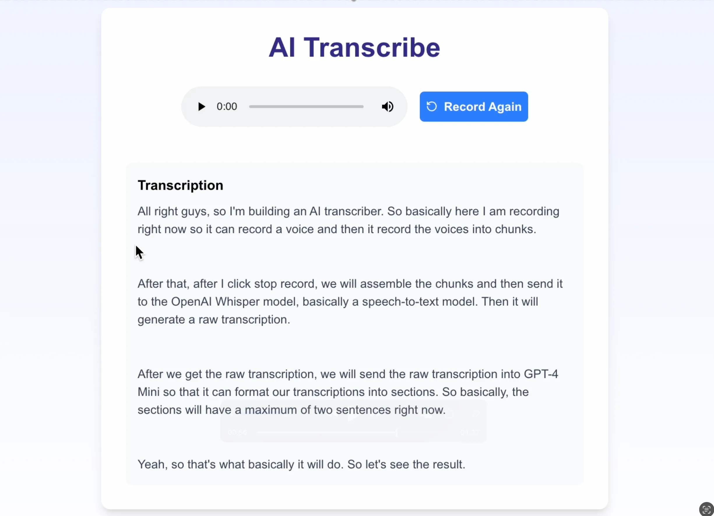 AI Transcribe
